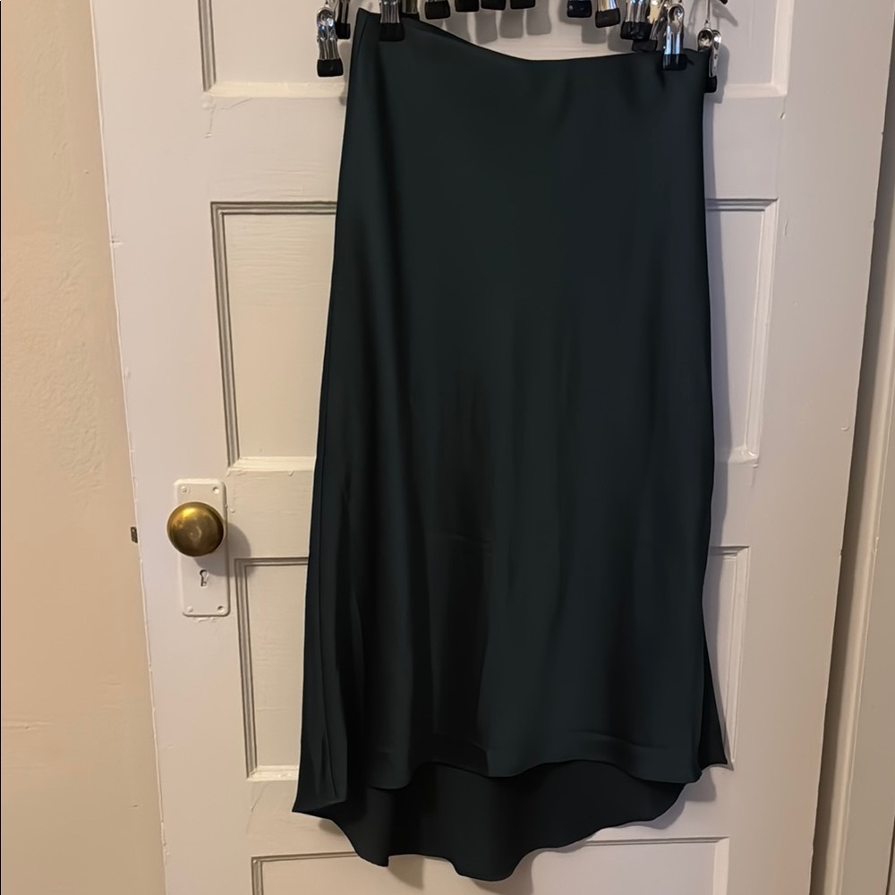 Abercrombie & Fitch Dark Green Midi Skirt